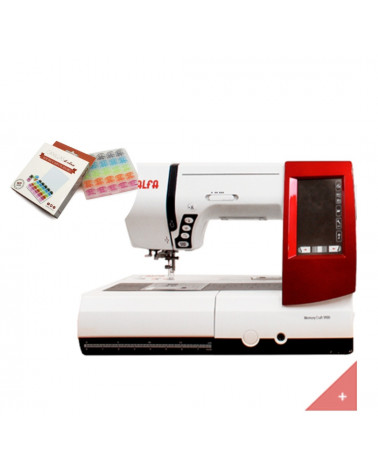 Maquina de coser y bordar en oferta especial con caja de canillas de regalo incluida en el precio