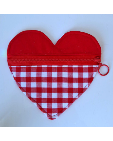 Monedero en forma de corazón, original y un regalo ideal para san Valentín el día del amor y la amistad